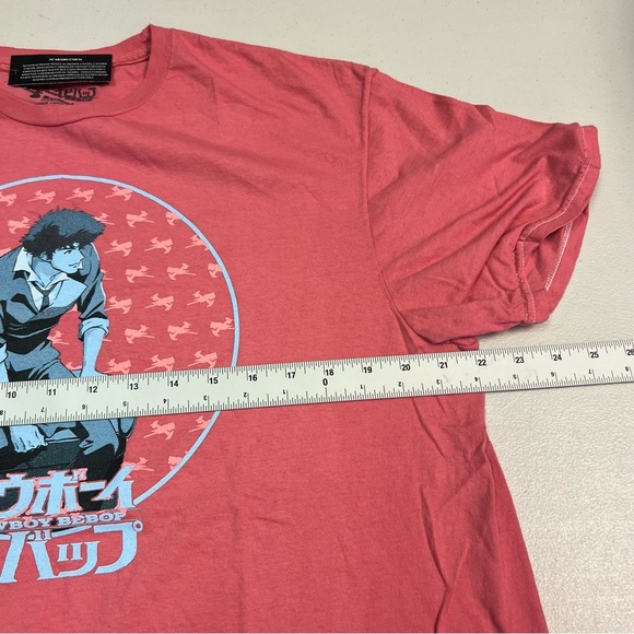 Cowboy Bebop Spike Spiegel Mens T-Shirt Graphic Red T-Shirt Size L - Picture 5 of 5